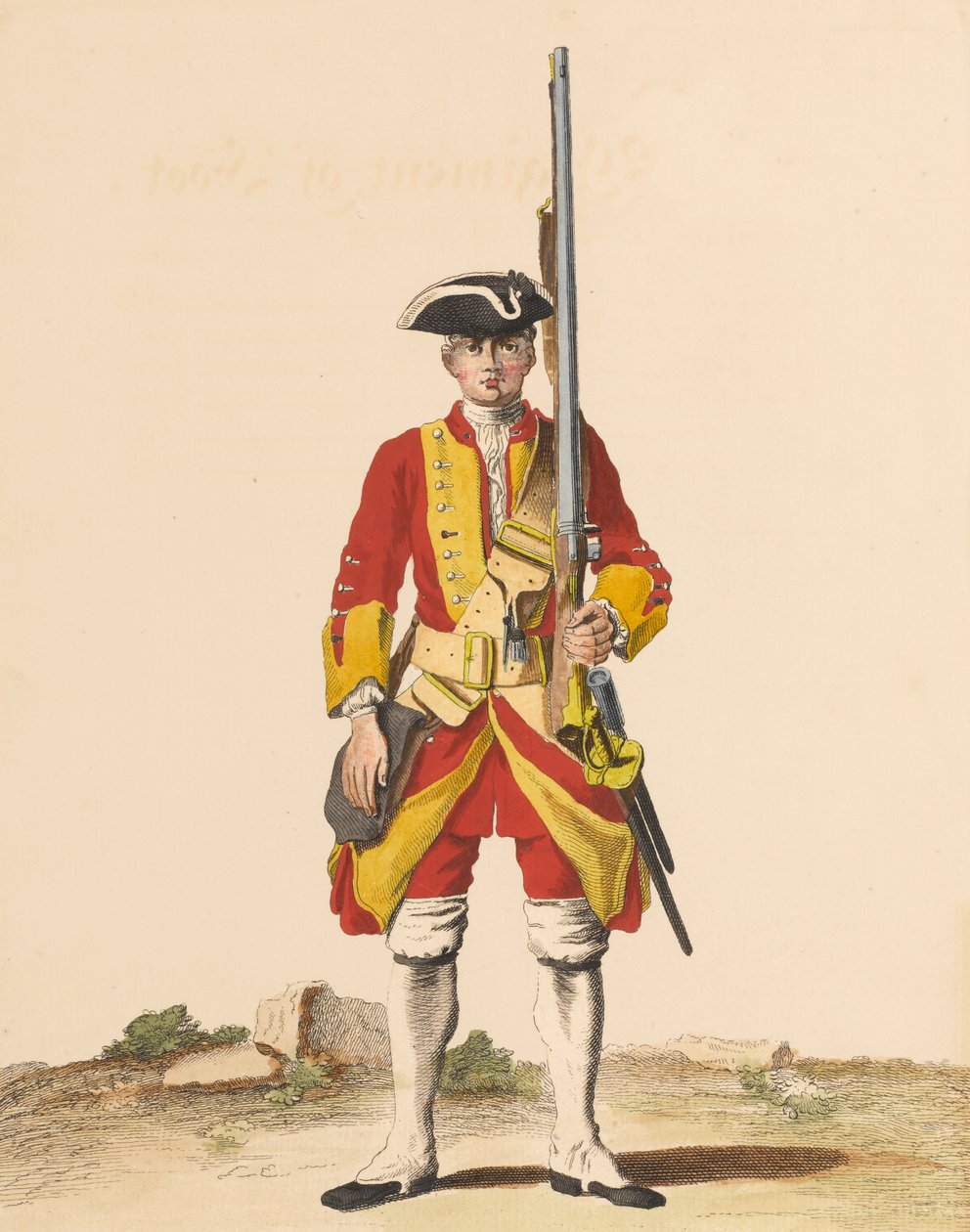 29. Fodregiment, 1742 ca af English School