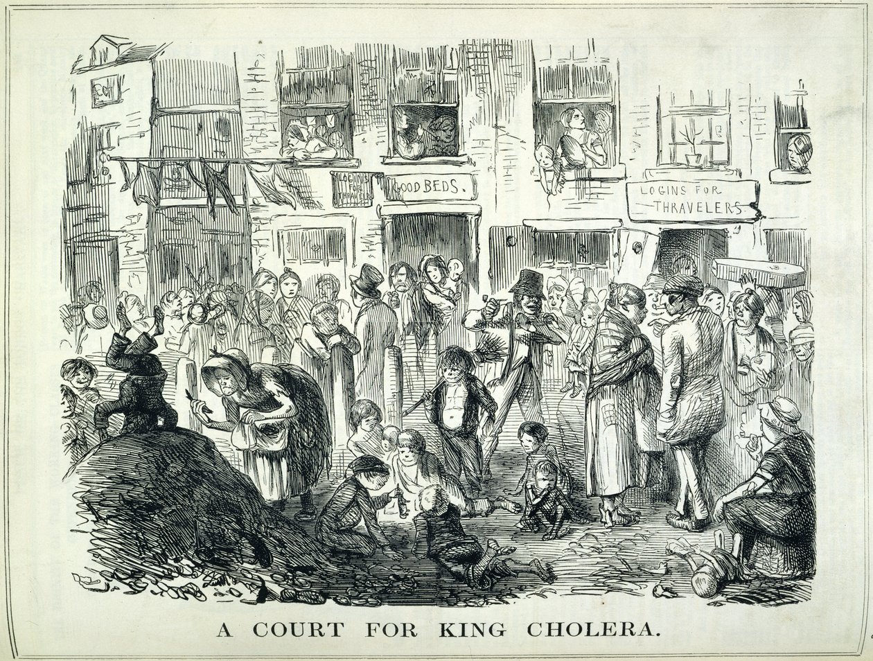 A Court for King Cholera, illustration fra 