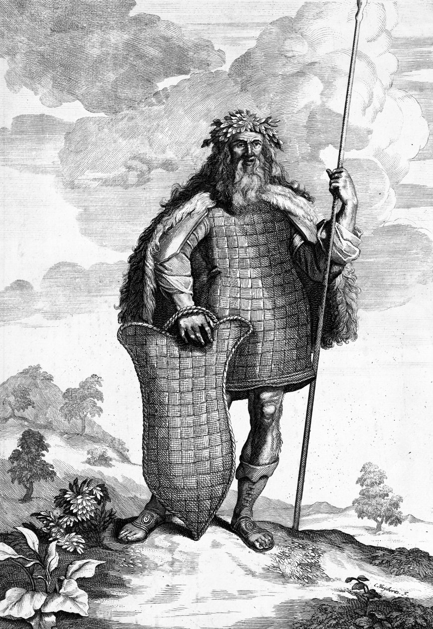 A Marcoman, graveret af Cornelis Huyberts, illustration til Caesars Commentaries, oversat til engelsk af William Duncan, udgivet 1753 af English School