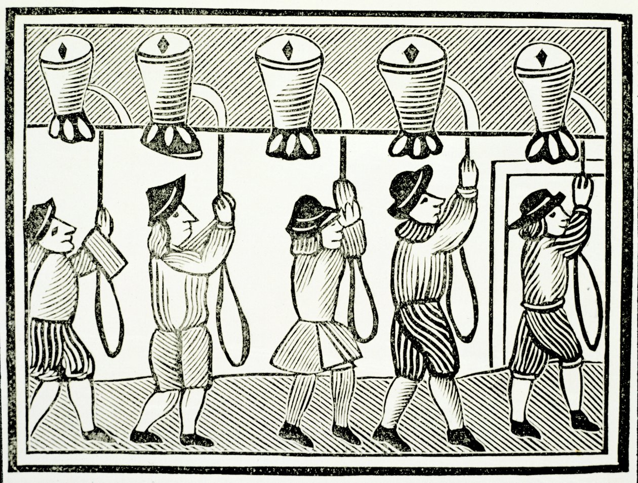 A Peal of Church Bells, fra en samling pjecer om esoterica, ca. 1500-tallet af English School
