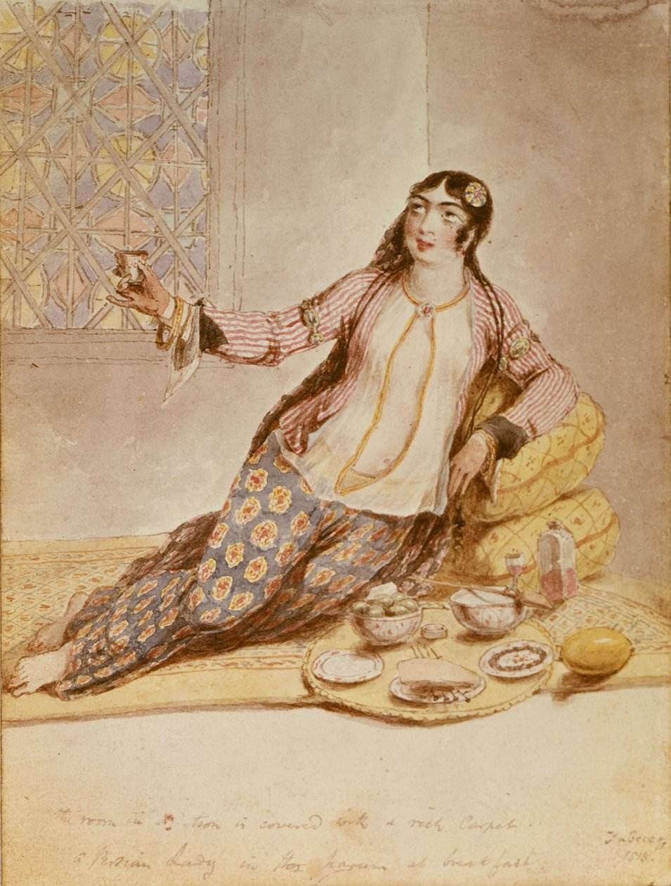 A Persian Lady, fra Sir Robert Ker Porters 