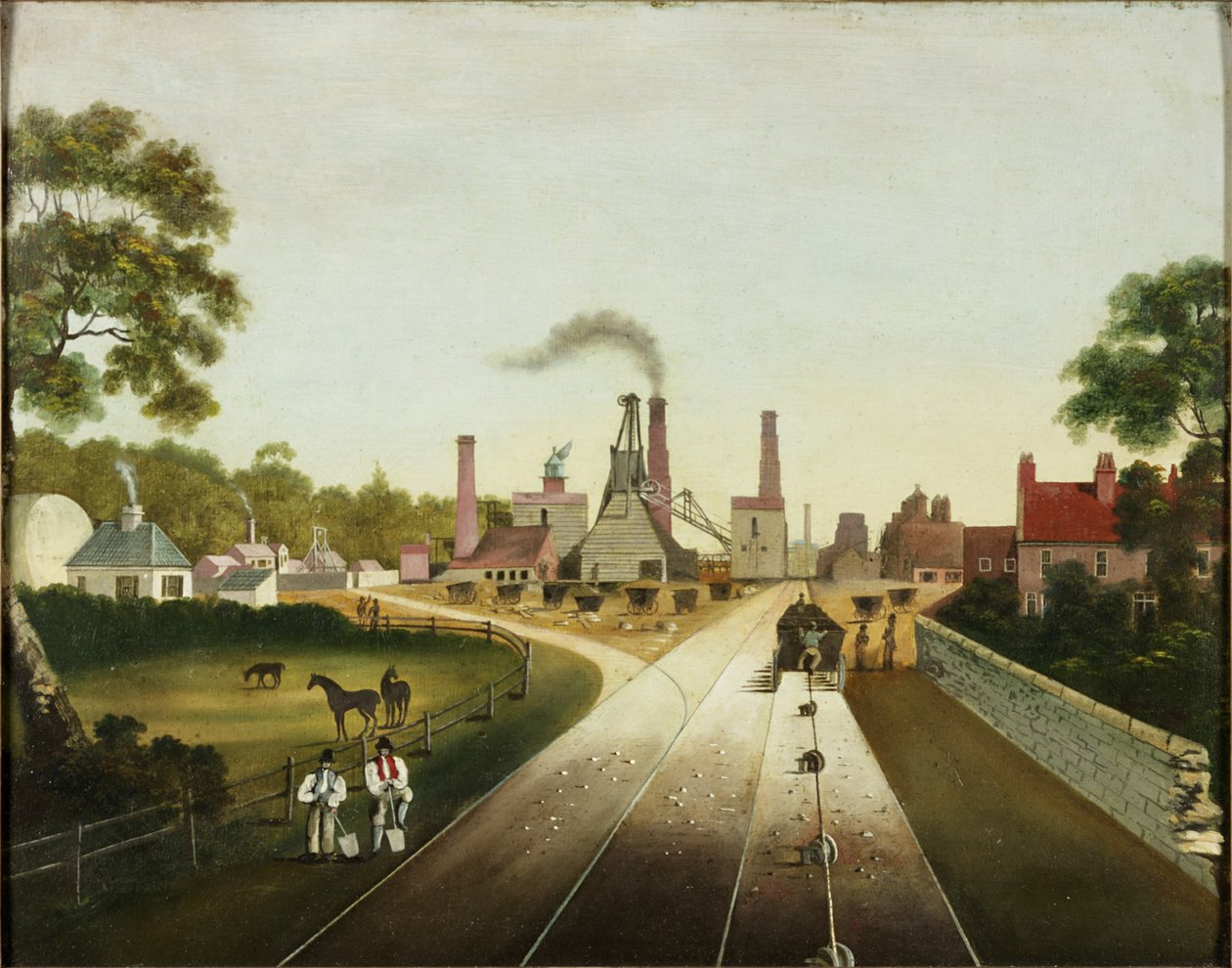 "A" Pit, Backworth, ca. 1823-67 af English School