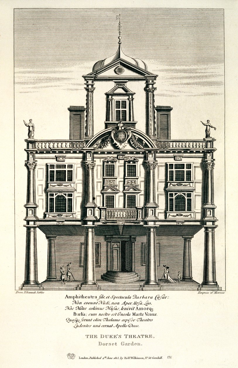 En scene fra kejserinde af Marokko af Elkanah Settle, 1813 af English School
