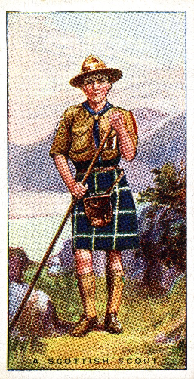 En skotsk spejder, 1929 af English School