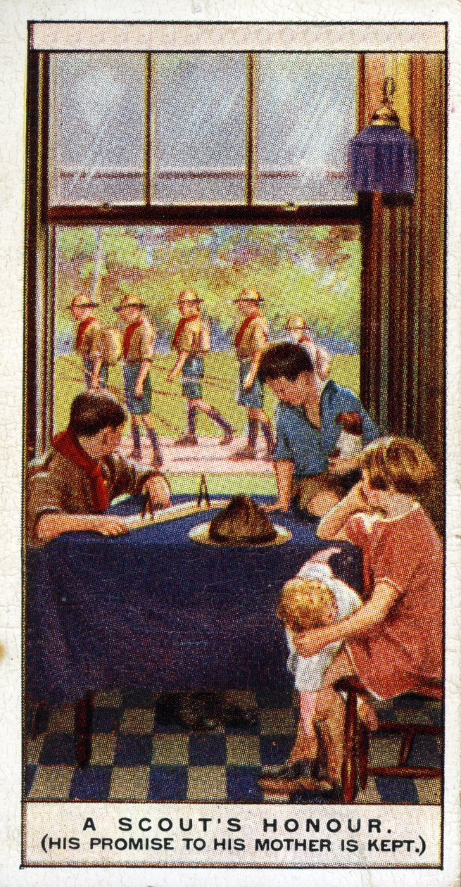 En spejders ære er til at stole på, 1929 af English School