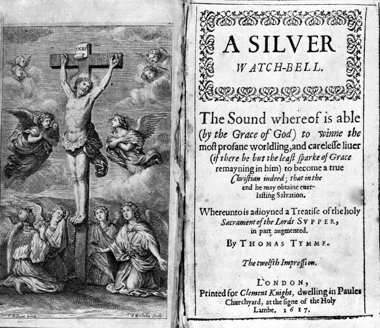 En sølvklokke af Thomas Tymme, 1617 af English School