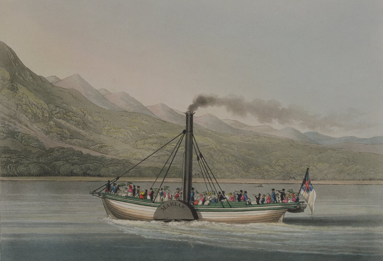 A Trip up Loch Lomond, graveret af G. Hunt, ca. 1830