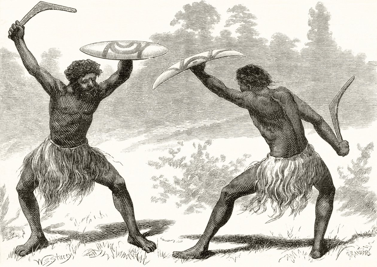 A Waddy Fight, fra 