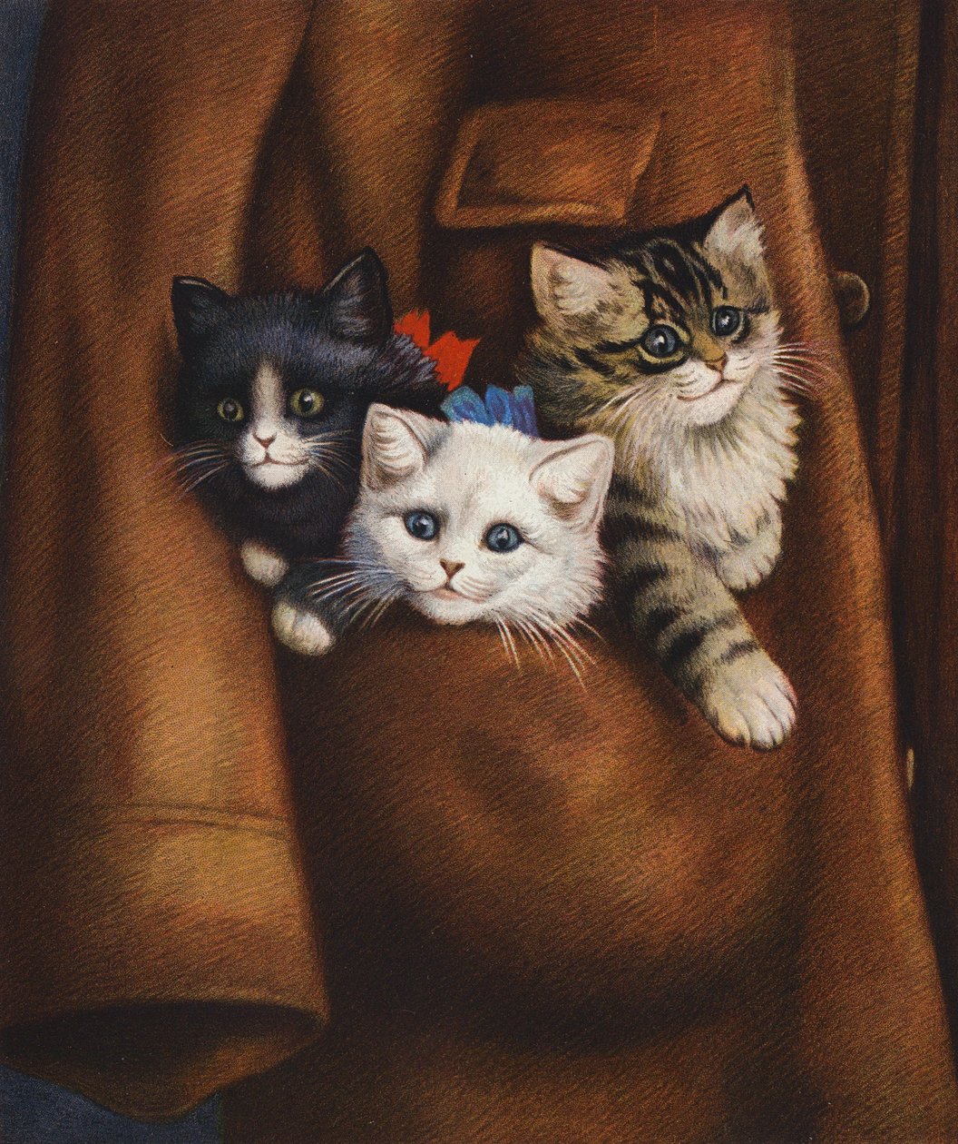 En livlig lommefuld (farvelitografi) af English School