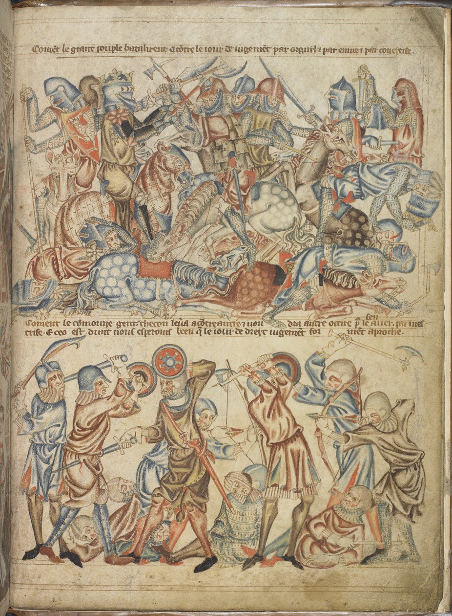 Tilføj 47682 f.40 Jævnaldrende og almindelige, der kæmper ved Bannockburn-slaget, fra 