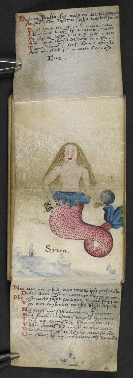 Tilføj MS 57312 f.2 spilbog (blæk og farve på pergament) af English School