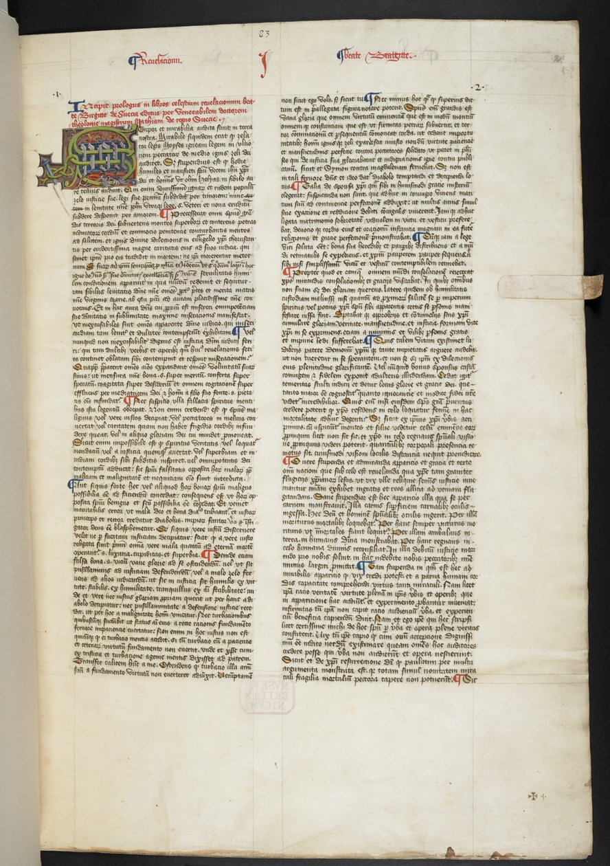 Tilføj Ms Harley 612 f. 2, ca. 1425-75 (pergament codex) af English School