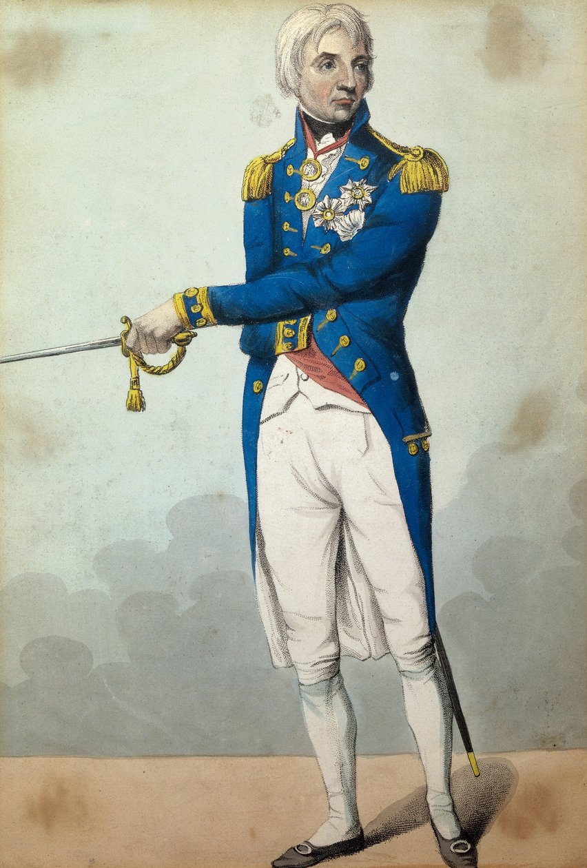 Admiral Horatio Nelson (1758-1805) af English School