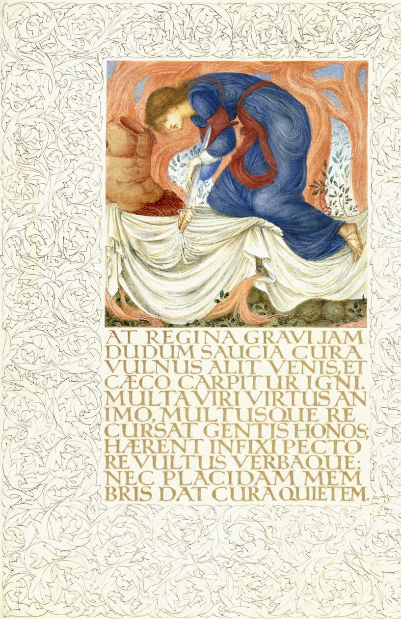 Aeneas and the Sibyl of Caumae, 1874-c.1919 af English School