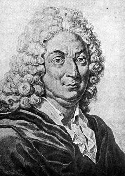 Alain-Rene Lesage (1668-1747) (gravering) af English School