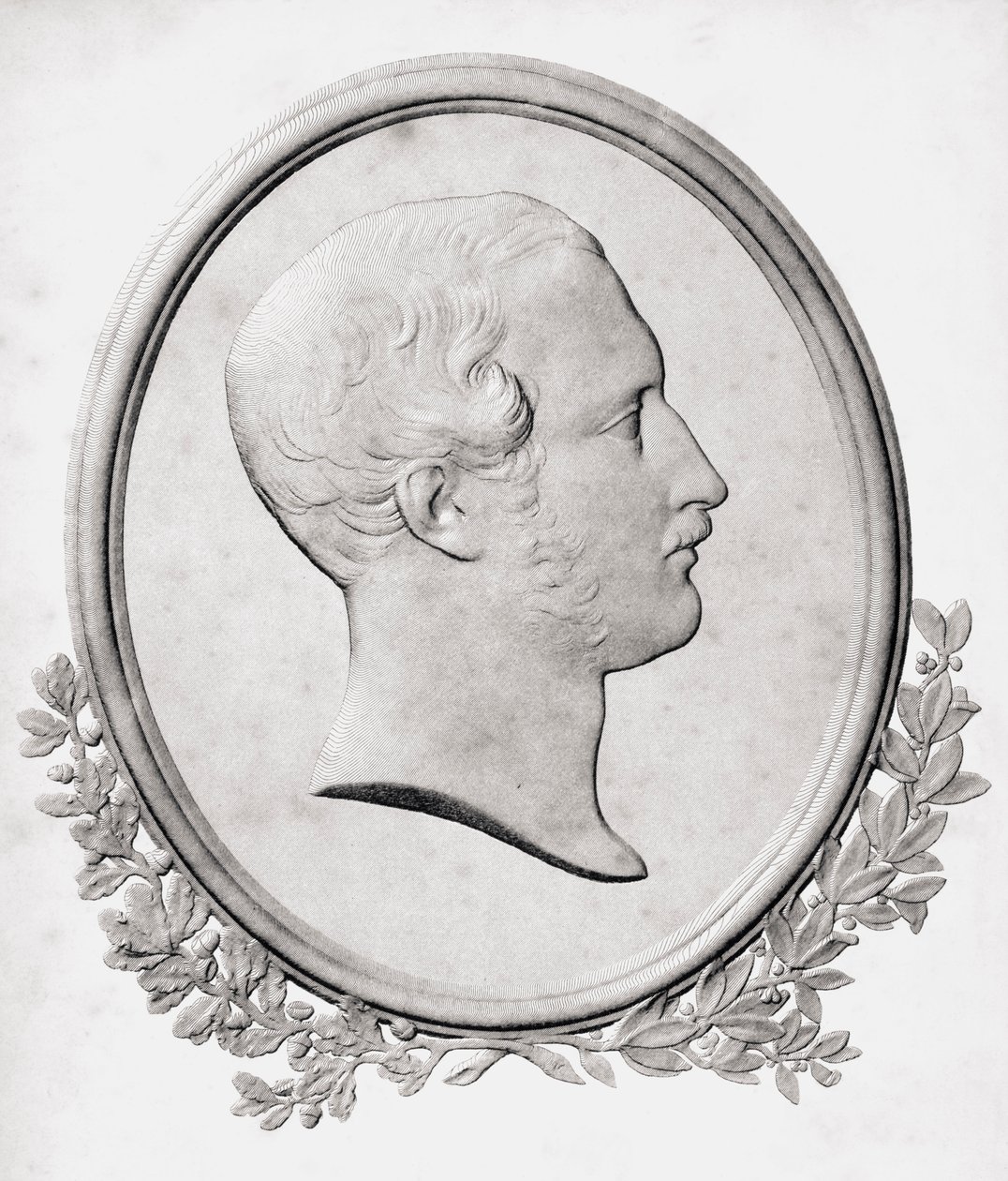 Albert, Prince Consort of Great Britain and Ireland, graveret af C. Chabot, fra 