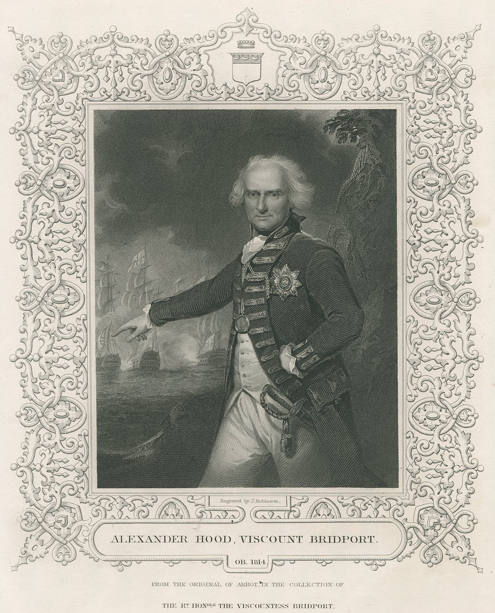 Alexander Hood, 1. Viscount Bridport, illustration fra 