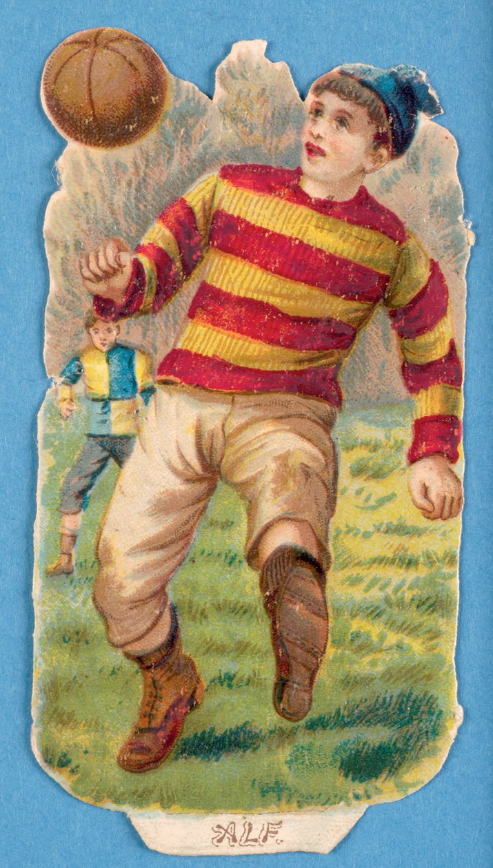 Alf, udskåret af en fodboldspiller, 1880