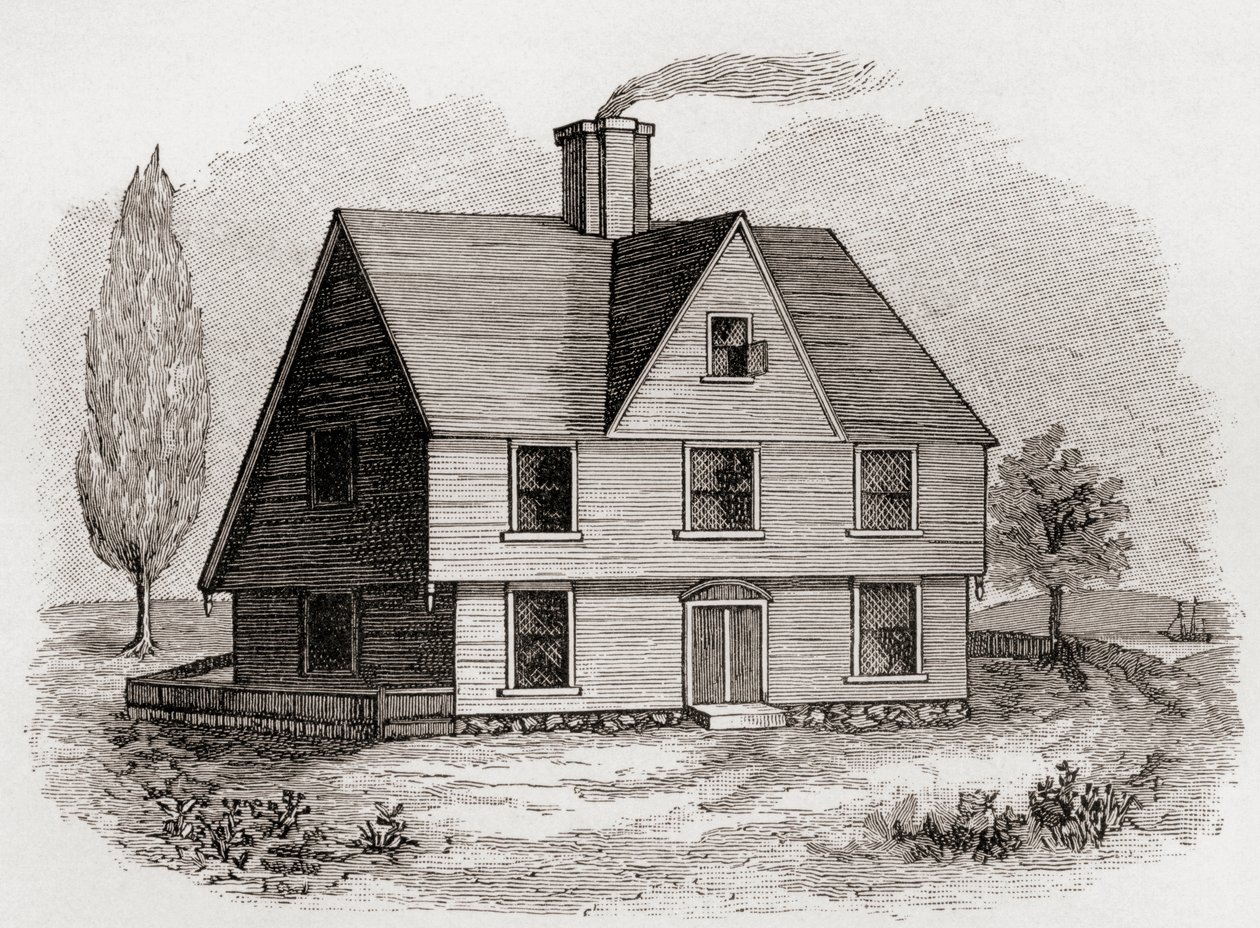 Allyn House, New Plymouth, Nordamerika, fra 