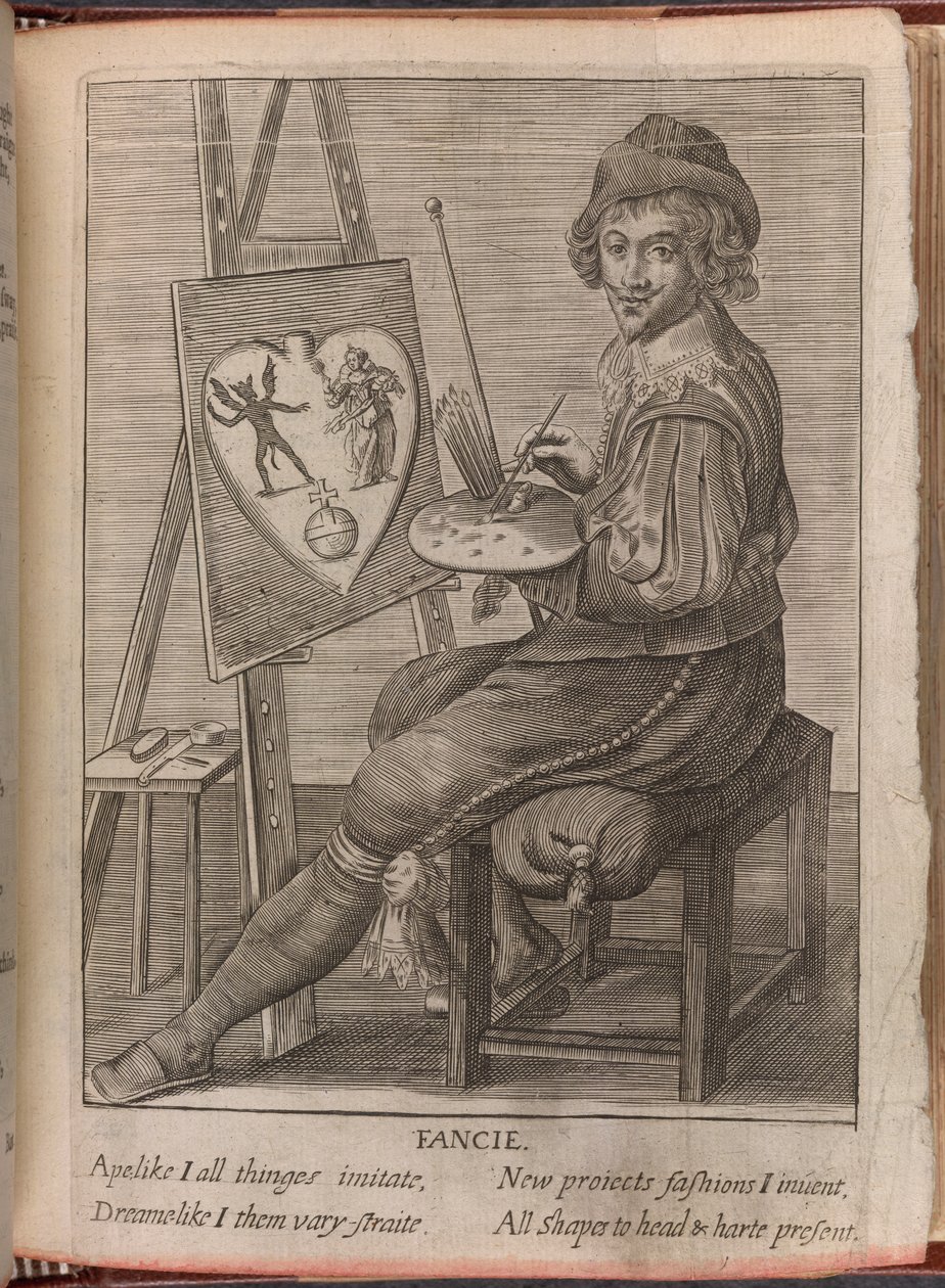 En kunstner, illustration fra 
