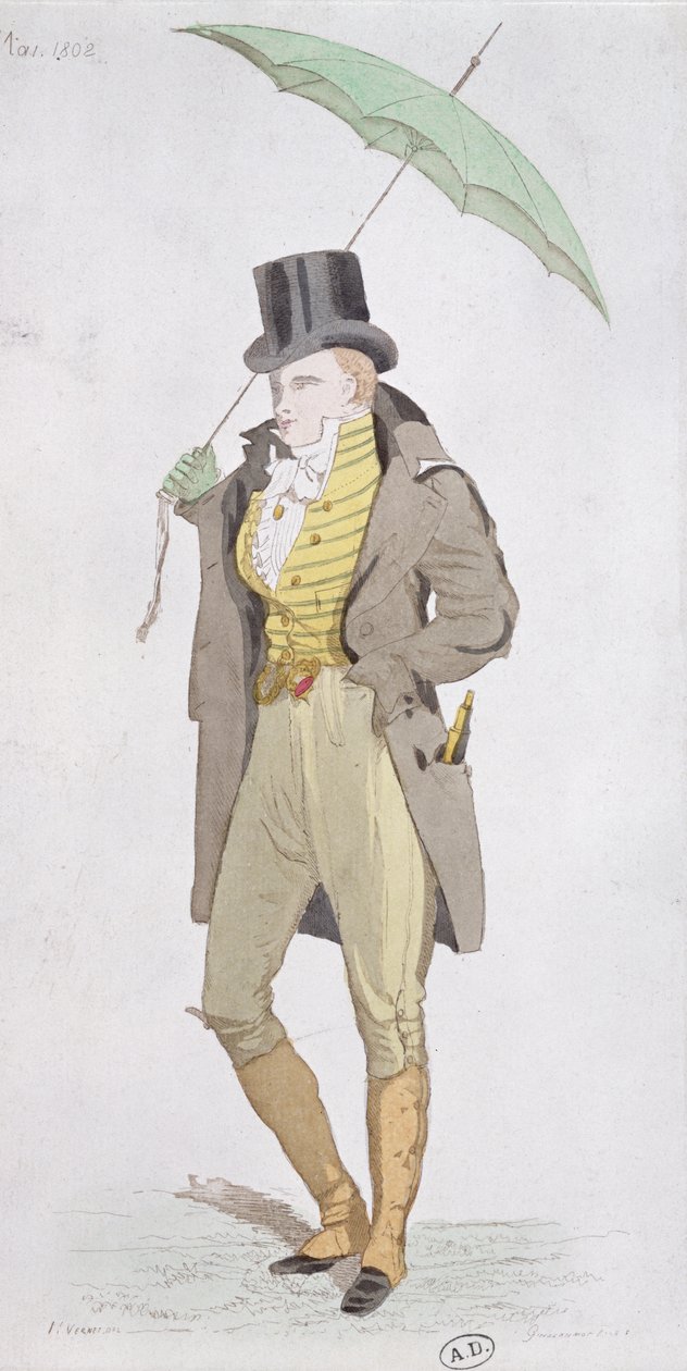 En engelsk dandy, ca. 1802 af English School