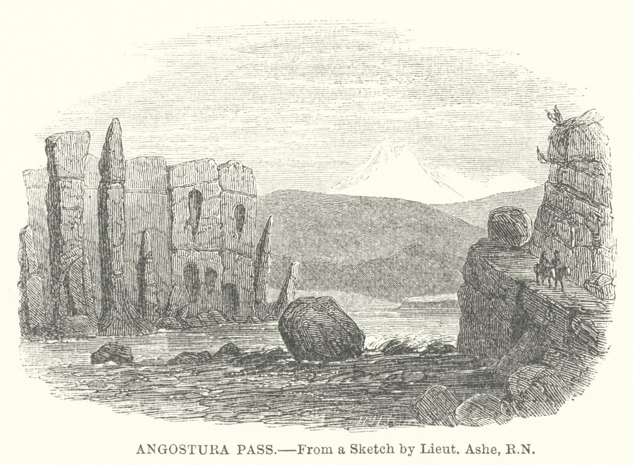 Angostura Pass (indgravering) af English School