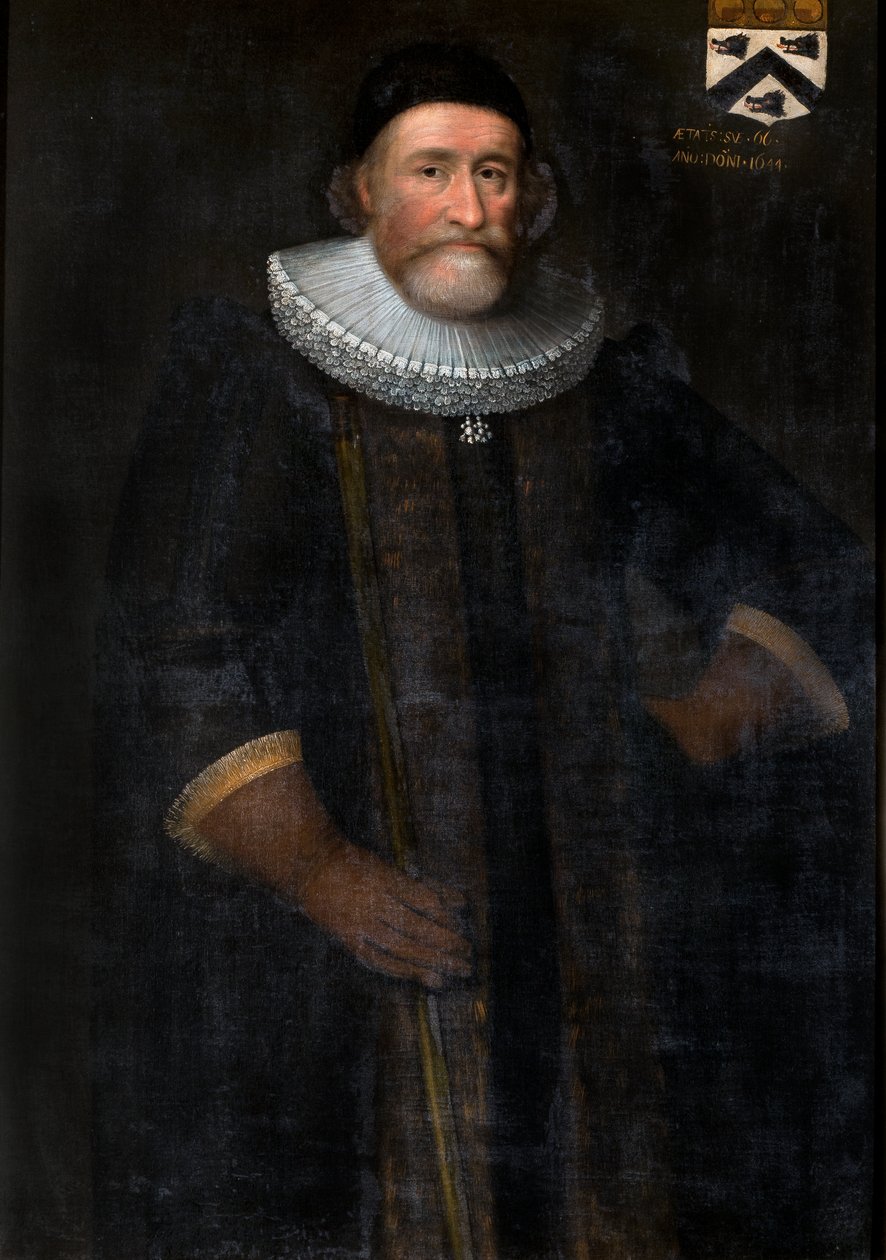 Ann Wardell af Caen, 1644 af English School