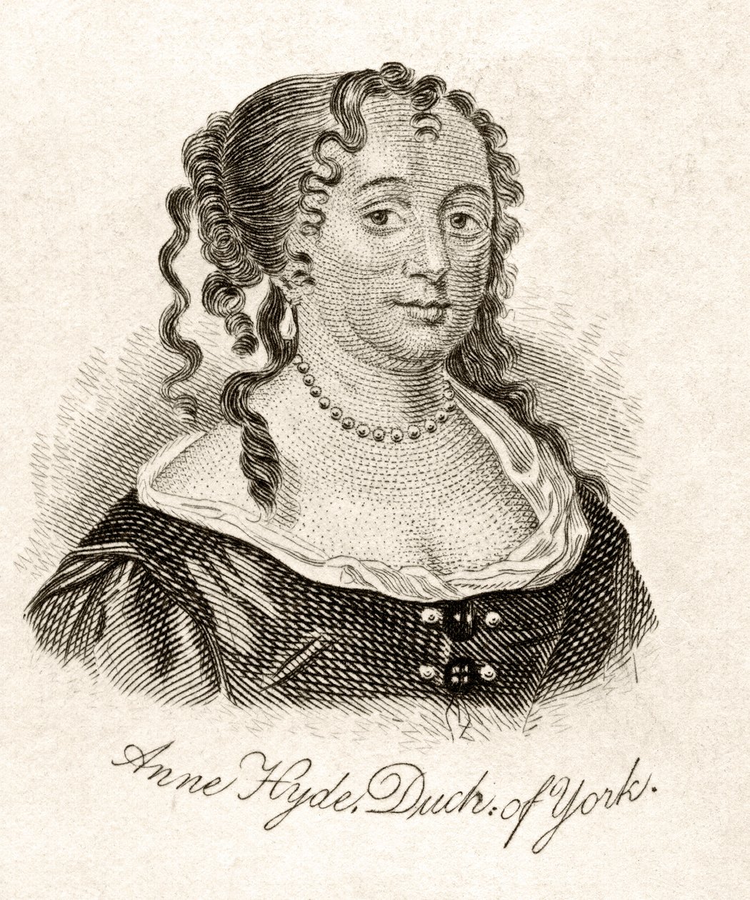 Anne Hyde, hertuginde af York, fra 