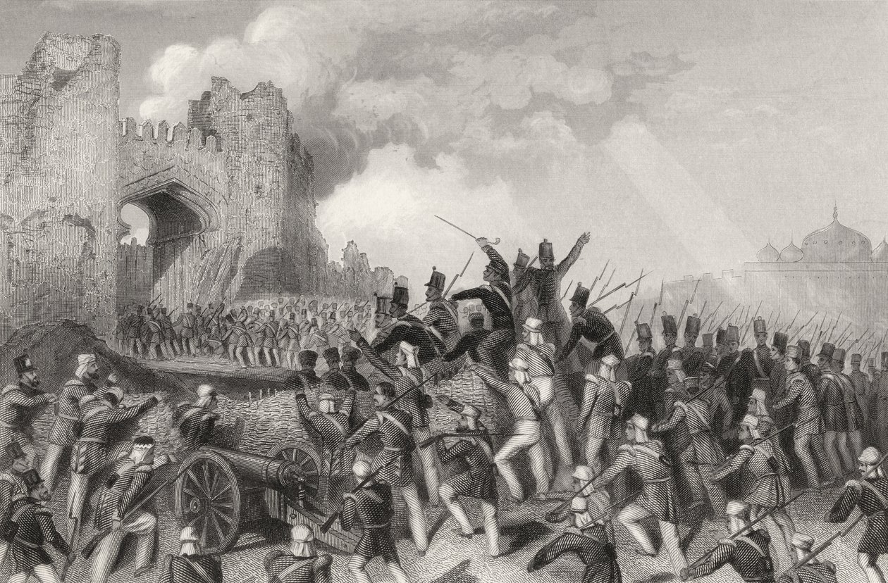 Assault of Delhi og Capture of the Cashmere Gate den 14. september 1857, fra 
