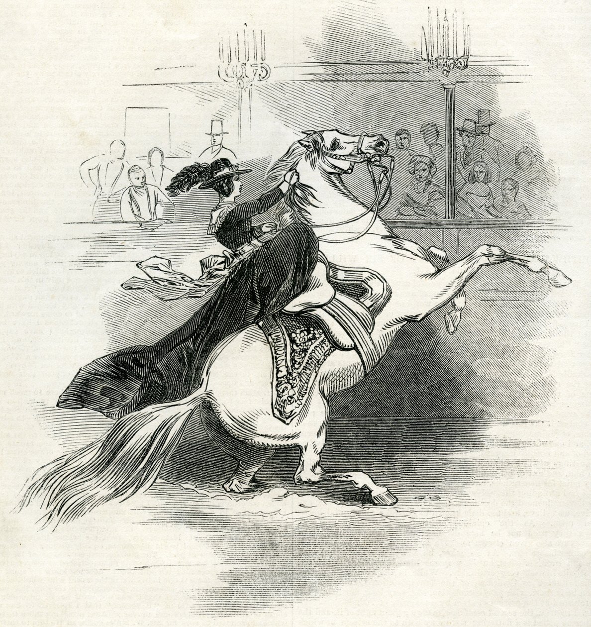 Astleys Amphitheatre, London, Scene i cirkus af English School