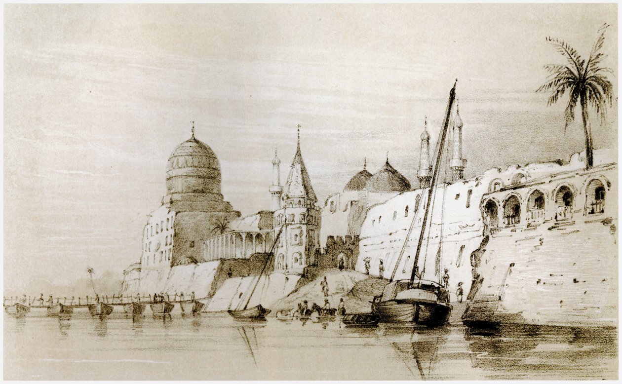 Bagdad, ca. 1834-37 (tegning) af English School
