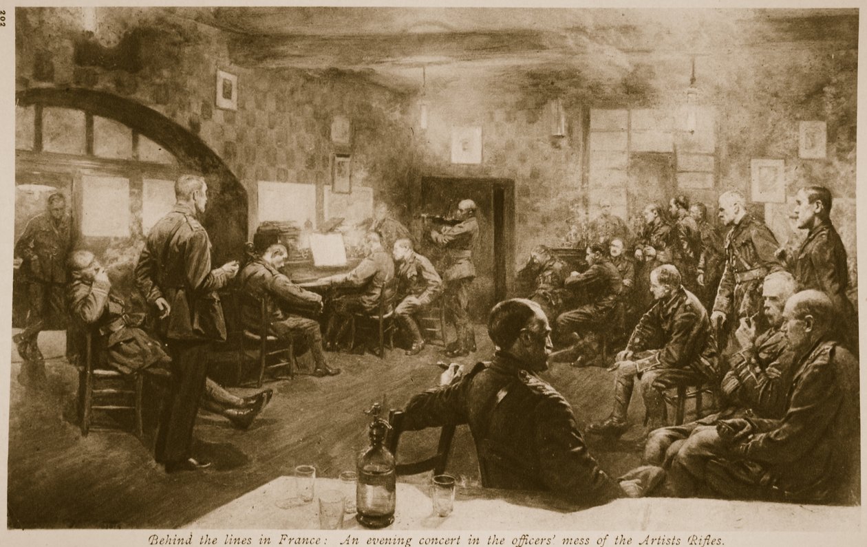 Bag linjerne i Frankrig, 1914-19 af English School