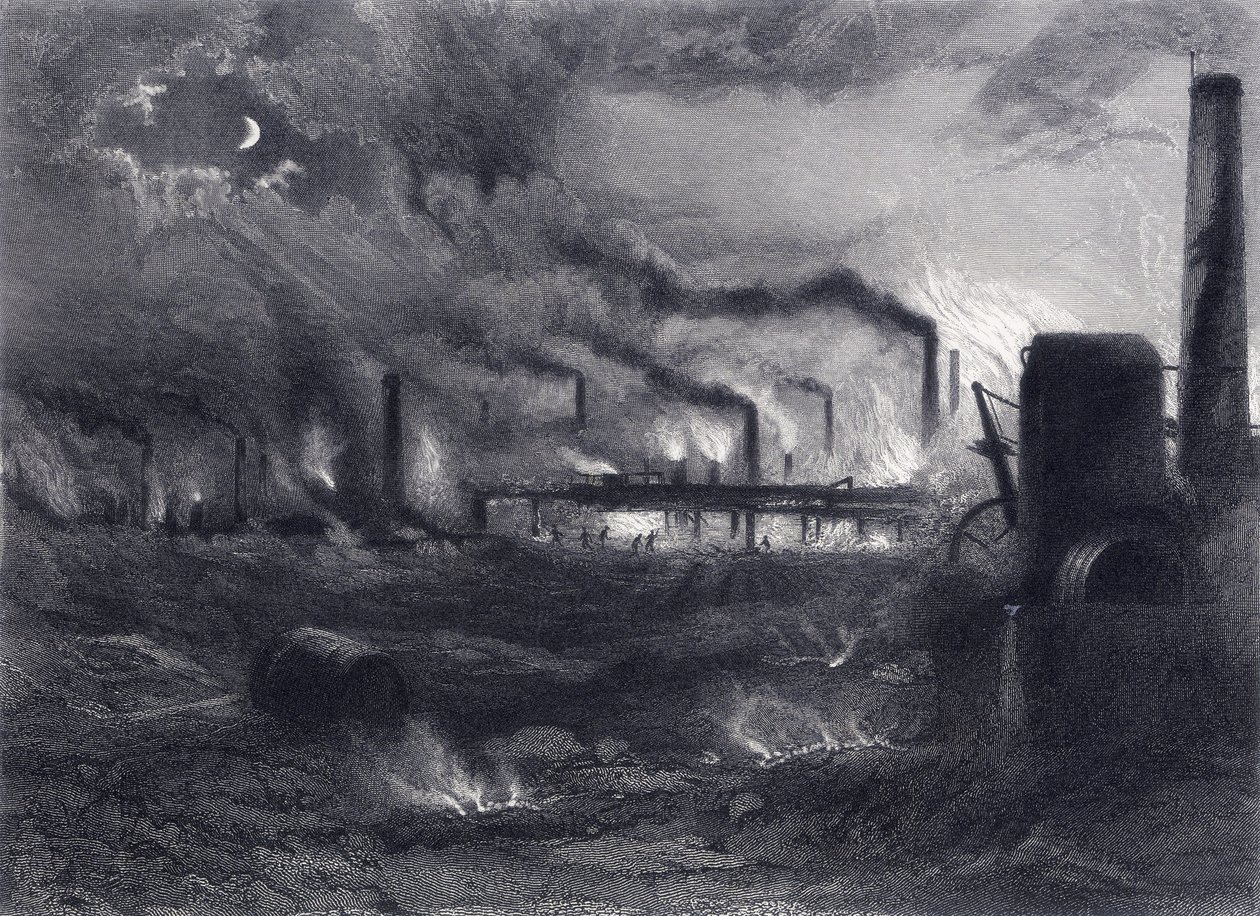 Black Country, nær Bilston, Staffordshire, fra 