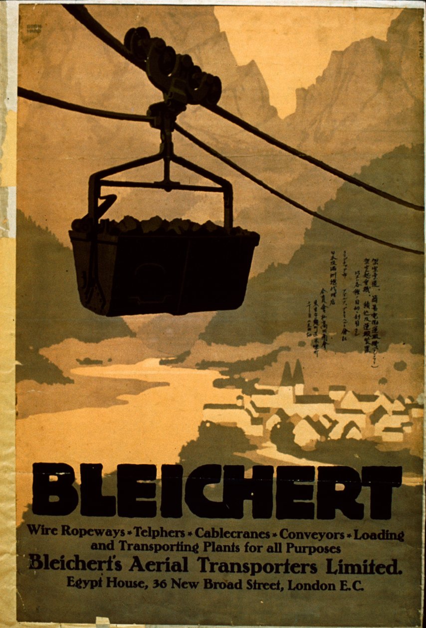 Bleichert Engineering plakat af English School