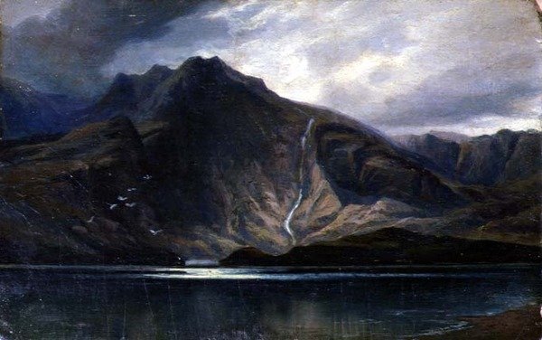 Blue Mountains (olie om bord) af English School