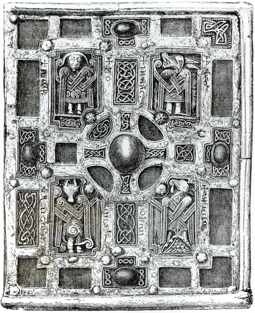 Boghelligdom eller Cumdach af Molaise, ca. 1001-1025 af English School