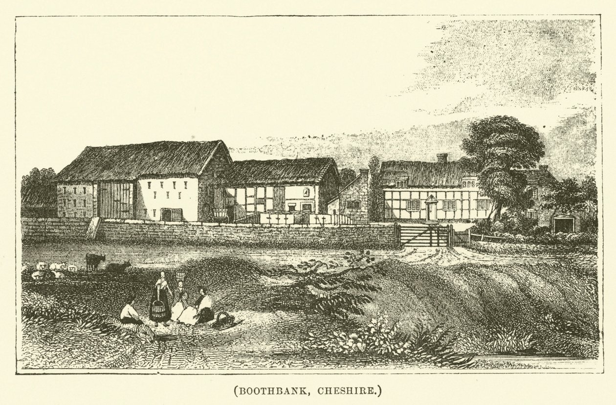 Boothbank, Cheshire (gravering) af English School