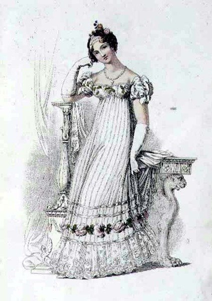 Brudekjole, modeplade fra Ackermann