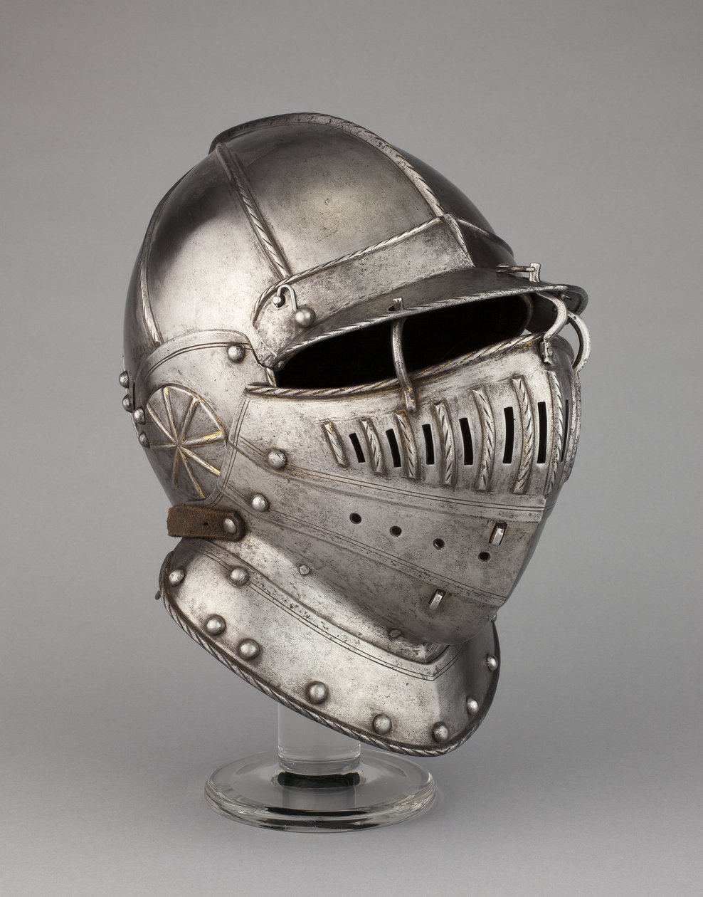 Burgonet med faldende Buffe muligvis fra en rustning af William Herbert, 1. jarl af Pembroke, ca. 1550 af English School