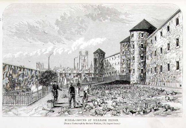 Burial Ground at Millbank Prison, fra 