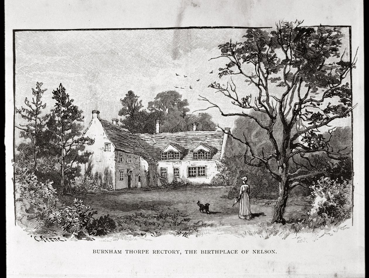 Burnham Thorpe Rectory, Nelsons fødested af English School