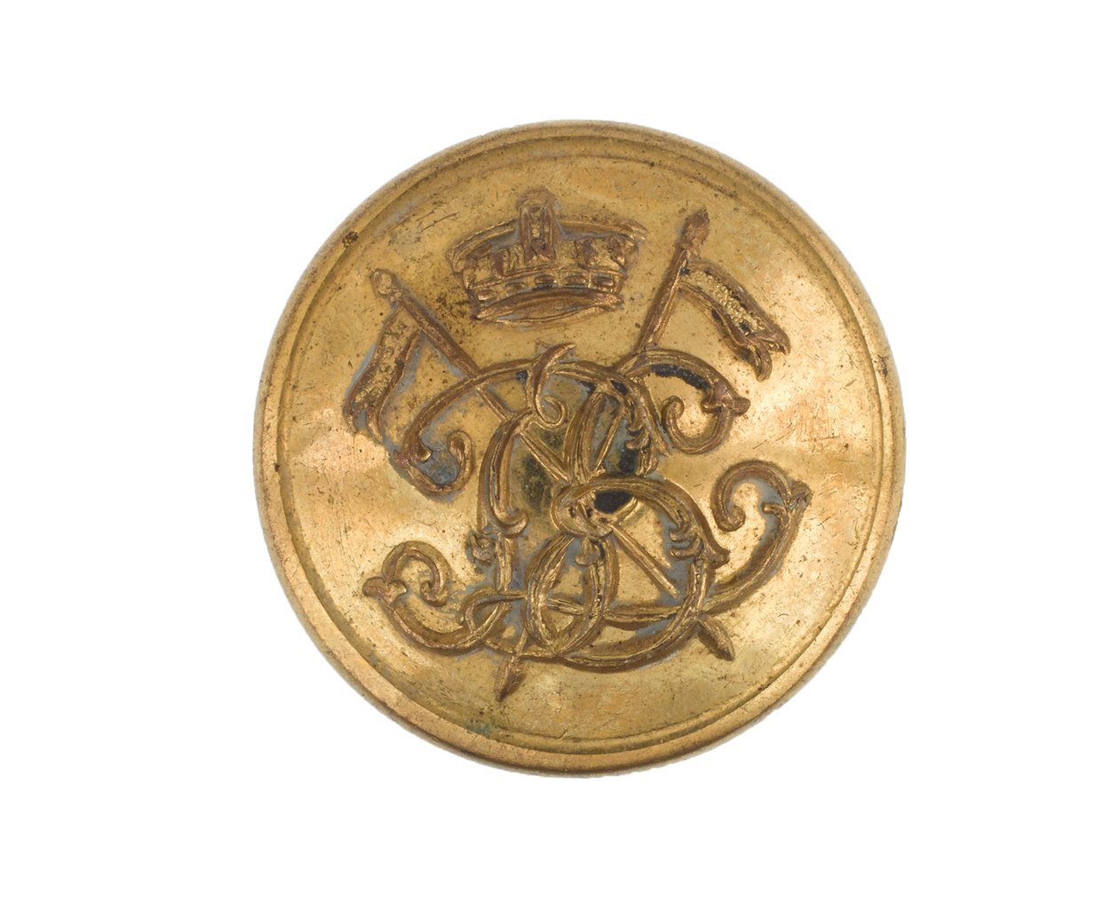 Button, 9. Regiment af Bengal Lancers, før 1901 af English School