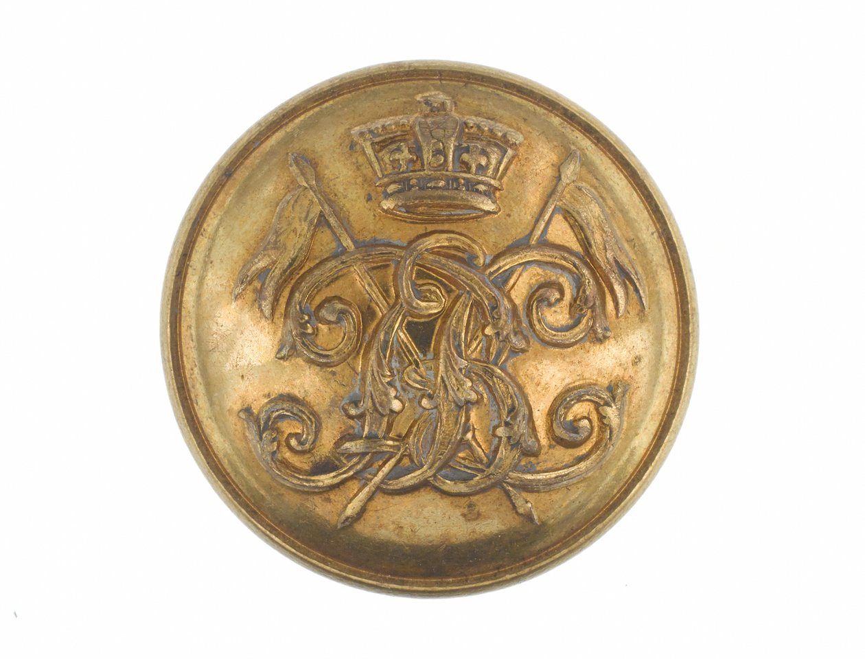 Button, 9. Regiment af Bengal Lancers, før 1901 af English School