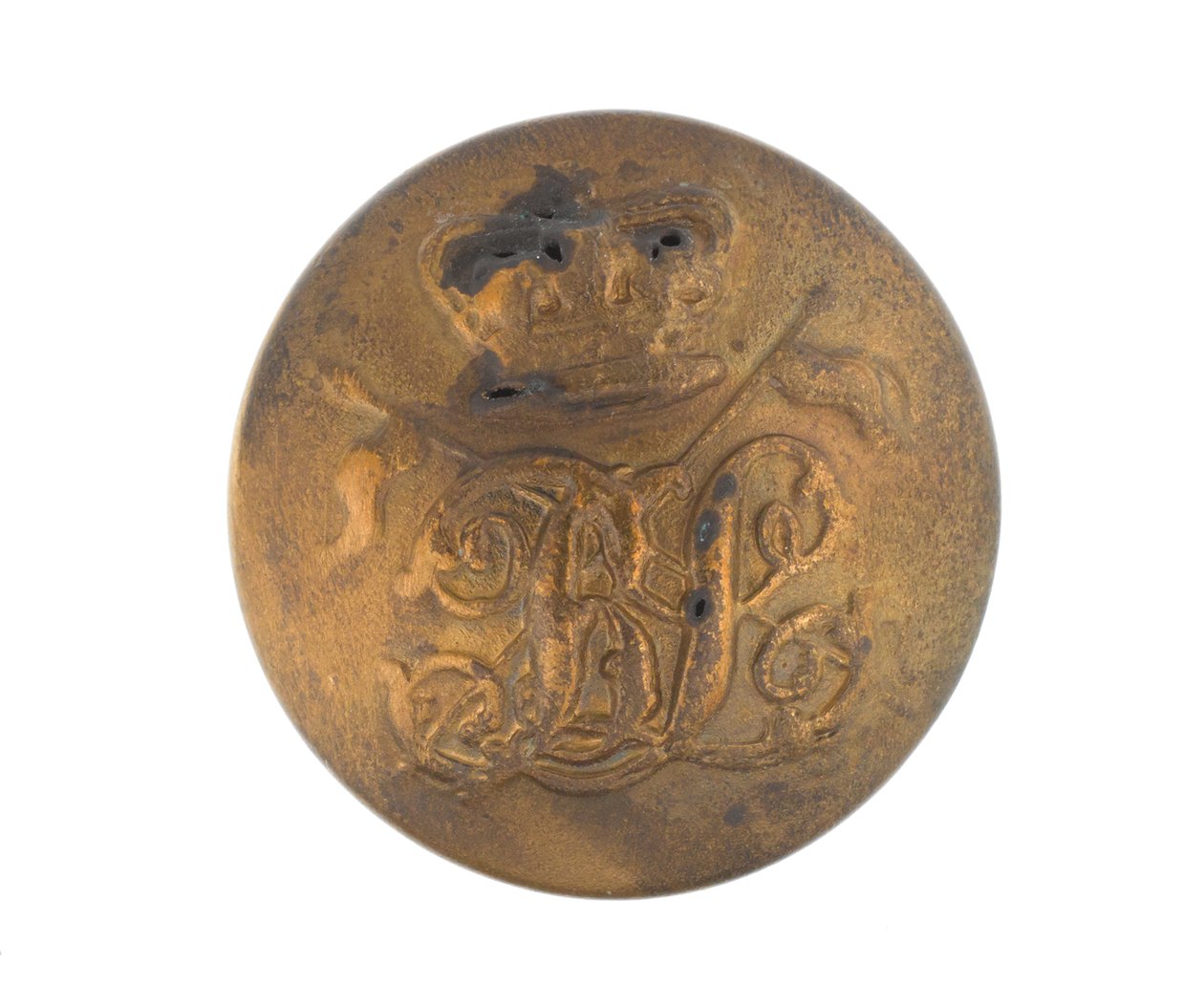 Button, 9. Regiment af Bengal Lancers, før 1901 af English School
