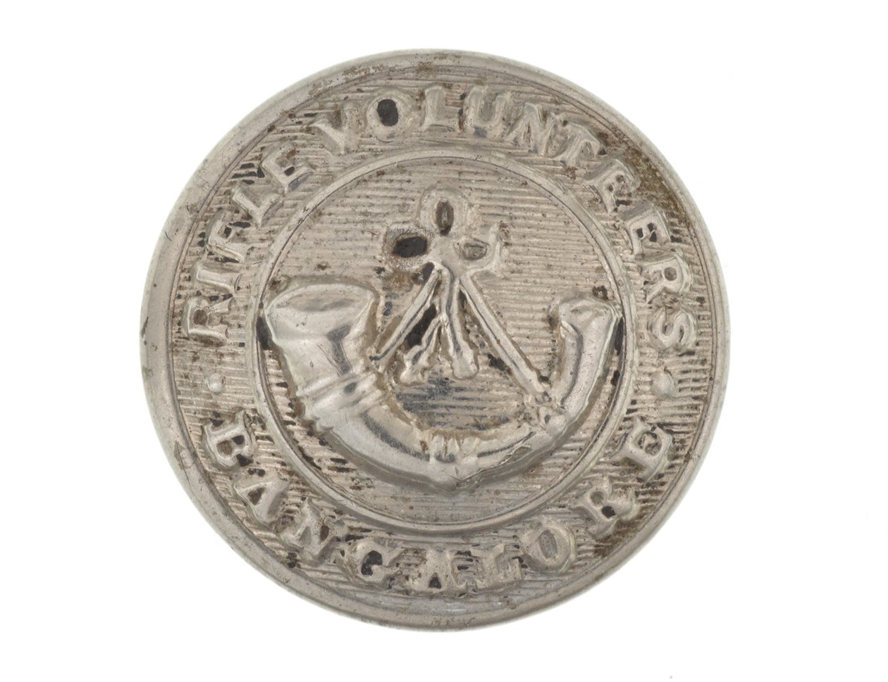 Button, Bangalore Rifle Volunteers, 1880-1920 af English School