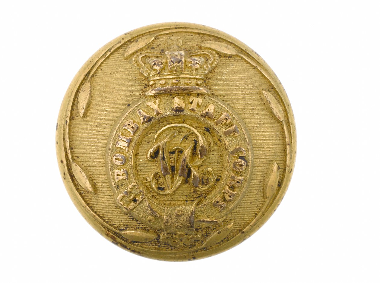 Button, Bombay Staff Corps, 1861-1876 af English School