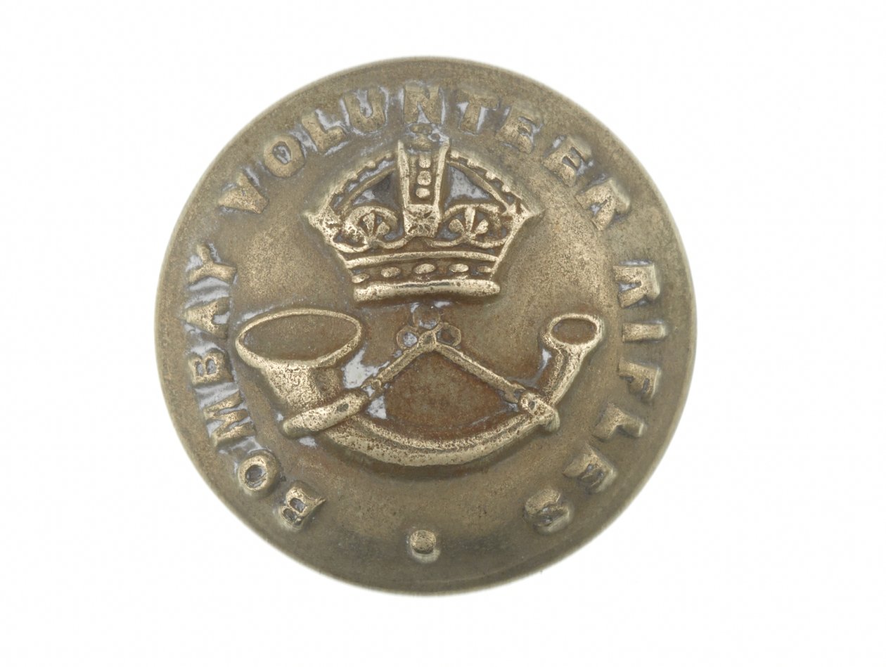 Button, Bombay Volunteer Rifles, 1901-1947 af English School
