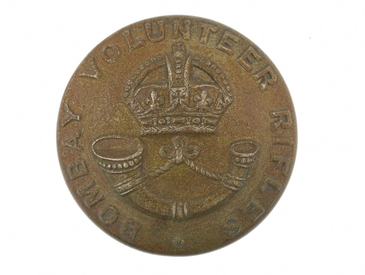 Button, Bombay Volunteer Rifles, 1901-1947 af English School