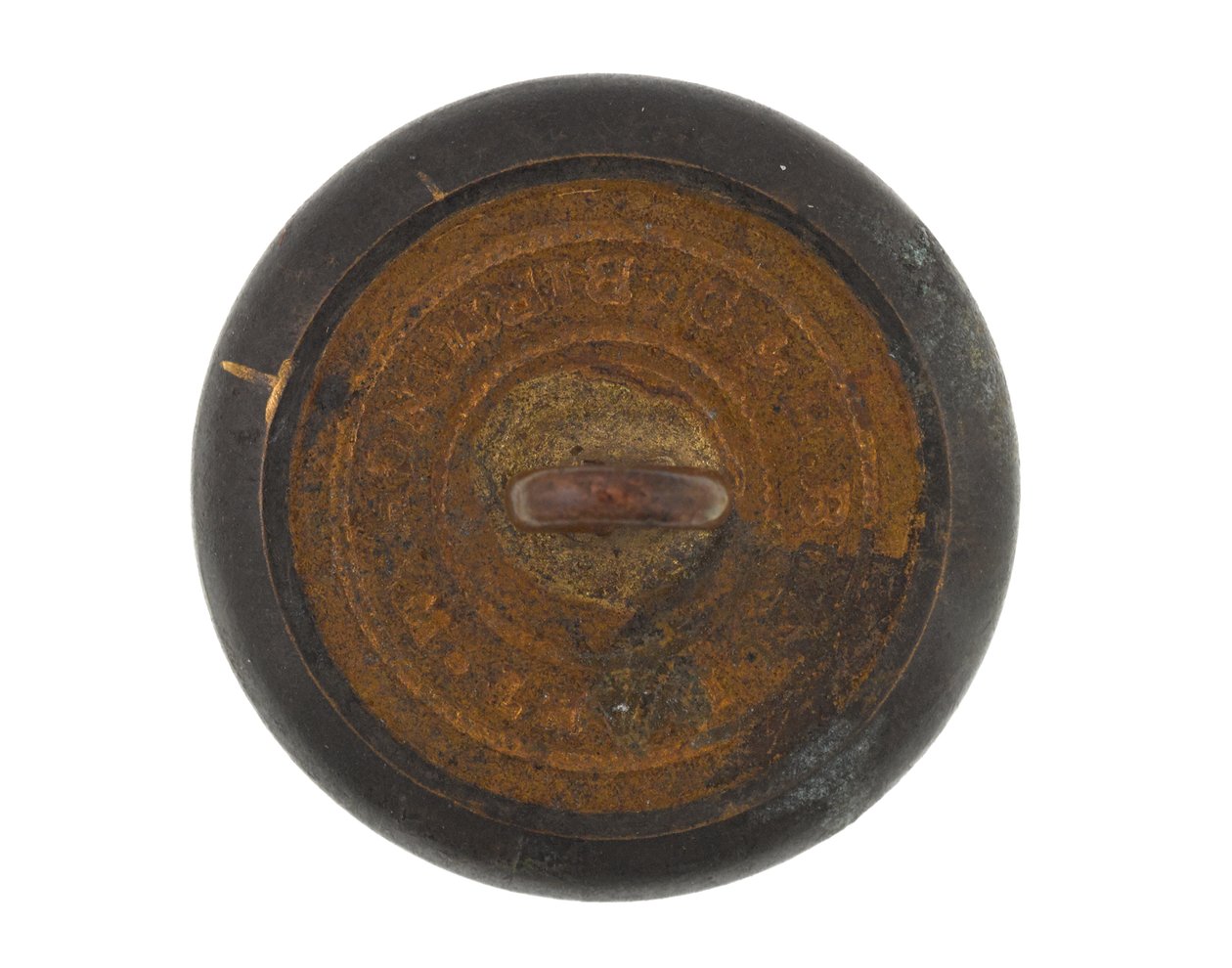 Button, Calcutta Volunteer Rifles, før 1901 af English School