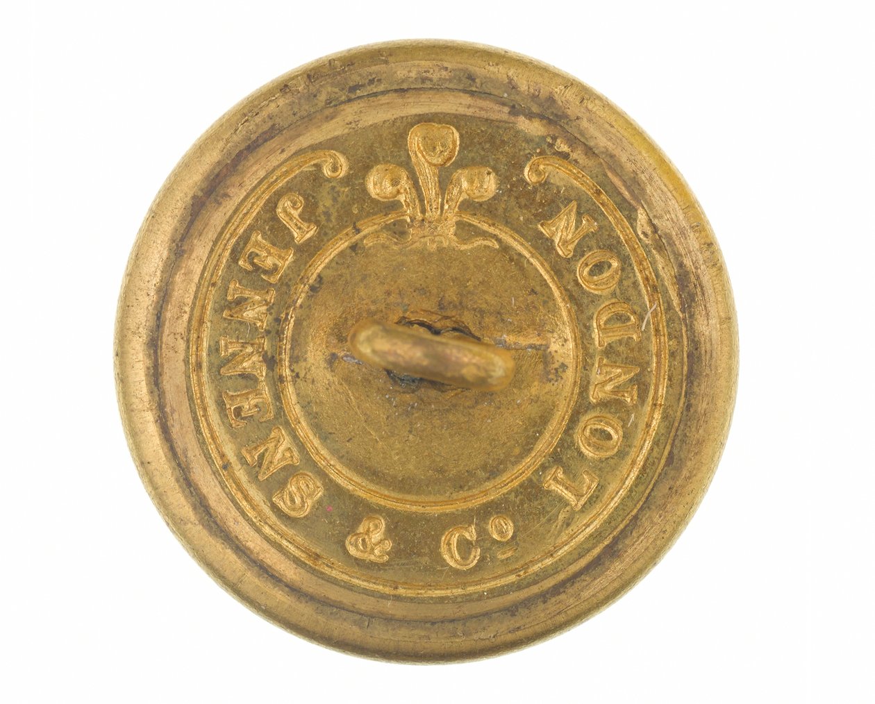 Button, officer, 4. bengalske europæiske regiment, 1855-1861 af English School